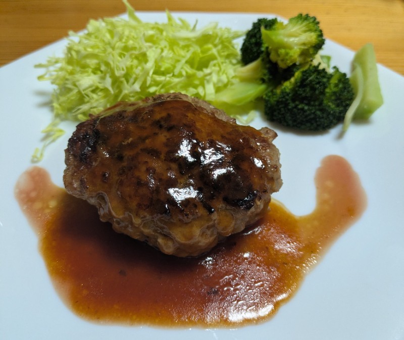 あまりこねないハンバーグ