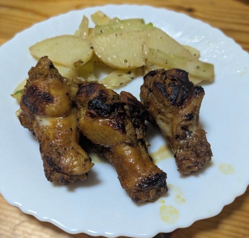 手羽元カレー味