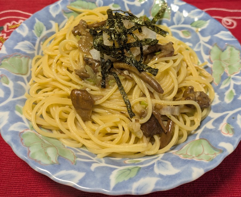 なめこパスタ
