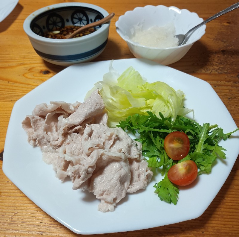 冷やし豚しゃぶ